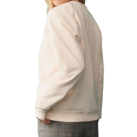 Anthropologie Gemini Zodiac Crewneck Sweatshirt Catherine O’Sullivan Medium - Picture 2 of 8